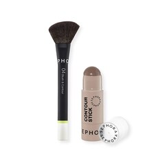 Pennello per guance e zigomi 04 + Contour Stick in crema, SEPHORA COLLECTION